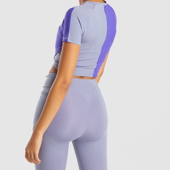 Gymshark Asymmetric Set: Leggings + Top - Picture 2 of 9